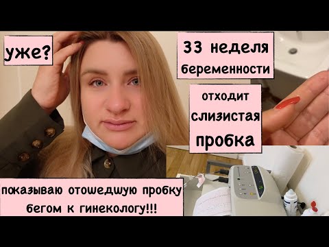 33 НЕДЕЛЯ БЕРЕМЕННОСТИ // ОТХОДТИ ПРОБКА //