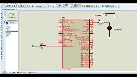 2. Using push button with PIC16F877A|Newbie Embedded