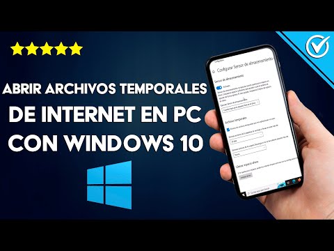 ¿Cómo abrir los &#039;Archivos temporales&#039; de Internet en mi PC con WINDOWS 10?