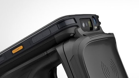 C72 UHF Mobile computer demo on wooden tags new