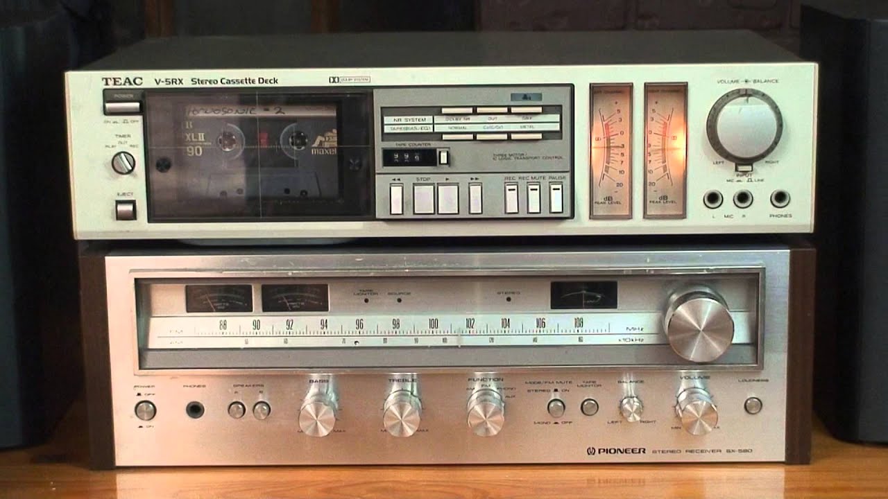 TEAC V-5RX Stereo Cassette Deck カセットデッキ TEAC V-5RX Cassette Deck - YouTube
