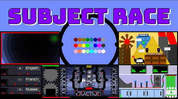 24 Marble Race EP. 55: Subject Race (by Algodoo)