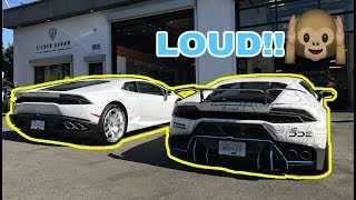 $10,000 Lamborghini EXHAUST BATTLE!  Stock VS Modified