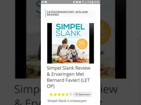 Simpel Slank Review  Ervaringen  Bernard Favier