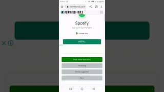 Free Article Rewriter Tool