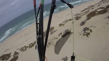 learning to paraglide ridge soaring sand dunes