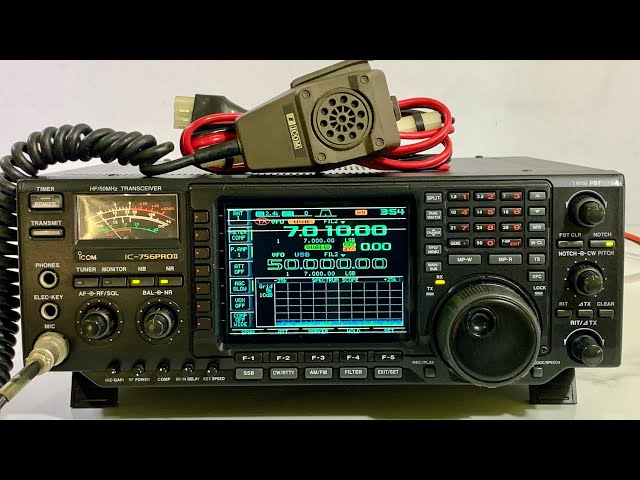 💢iCom IC-756PROII HF/50MHz 120/100W + DC + MH-7 ATU DSP DW