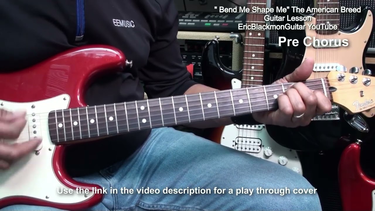 BEND ME HAPE ME Урок игры на гитаре "Американская порода" @EricBlackmonGuitar