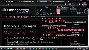 B. Variety is Discouraged | Codeforces Round 1005 (Div. 2) | CP in Bangla | Java solution