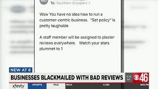 Businesses frustrated over negative online reviews