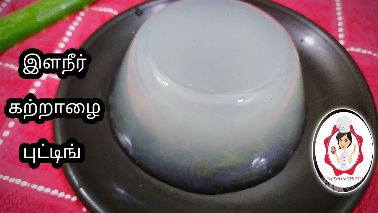 Elaneer Aloevera Pudding seivathu eppadi /Simple Healthy Pudding Recipe