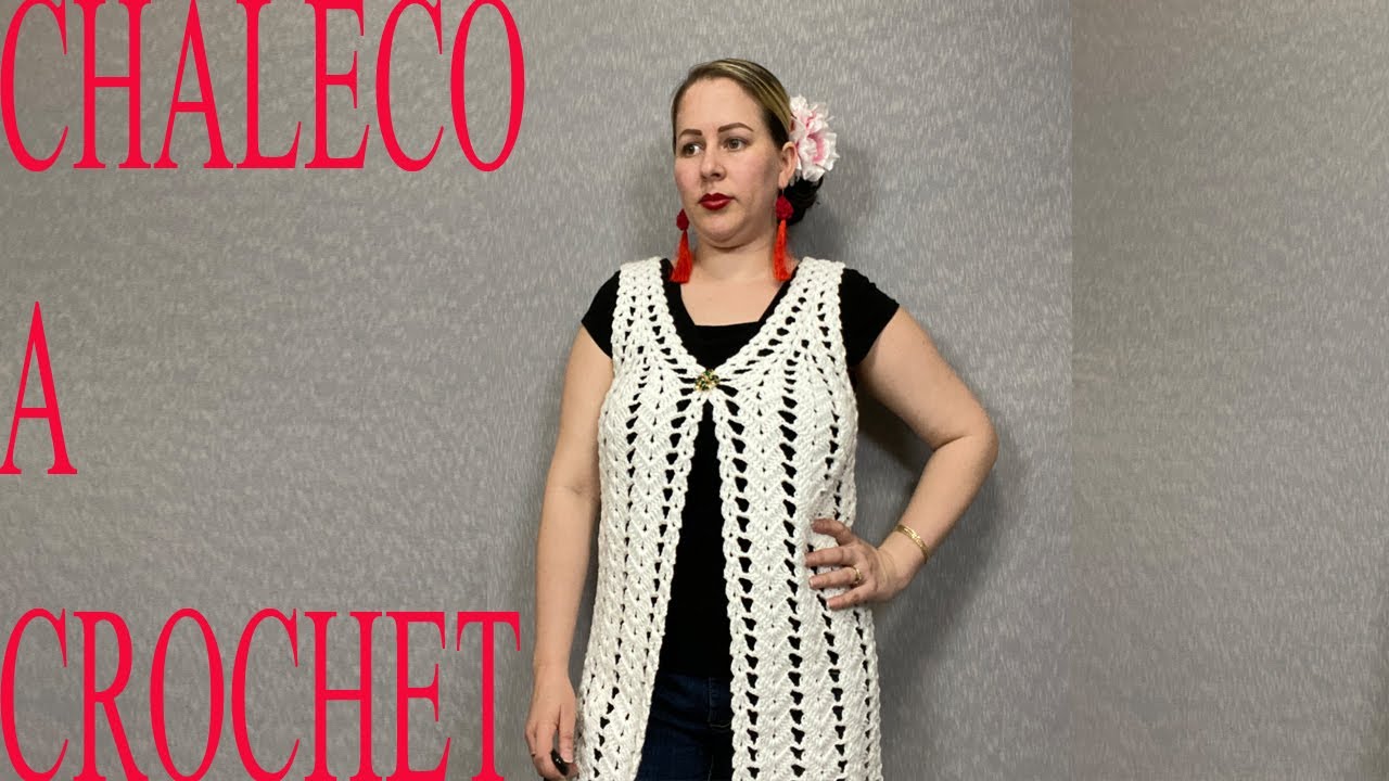 PASO A PASO PARA TEJER CHALECO A CROCHET