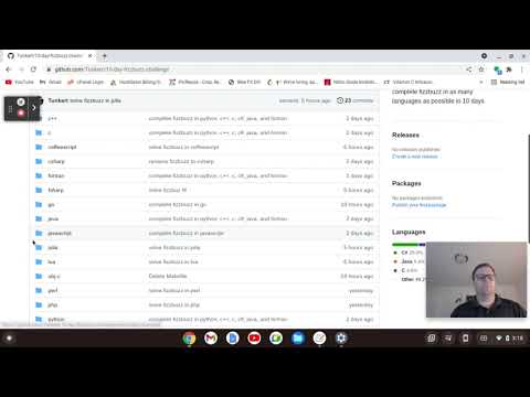 10 Day Fizzbuzz Challenge Update - Up to 19 languages now