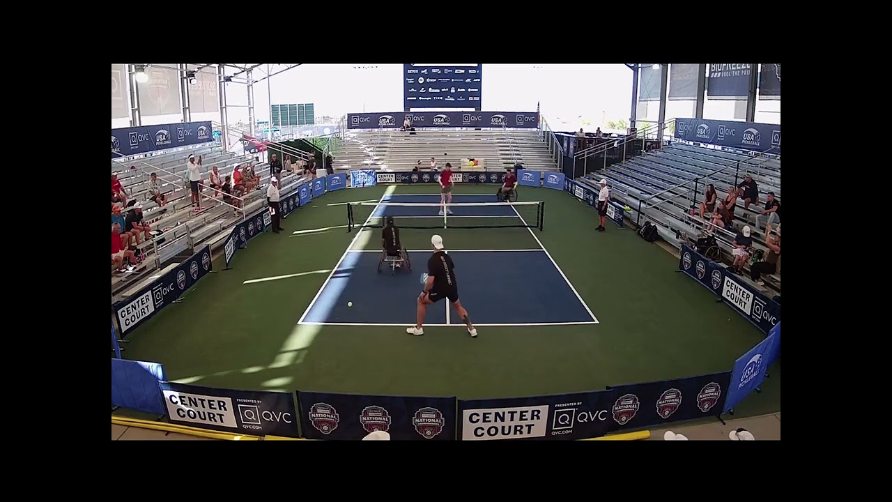 Wheelchair Pickleball Hybrid Doubles USPA Biofreeze National Championships.