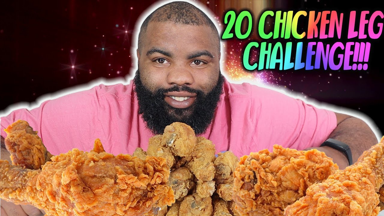 20 CHICKEN LEGS CHALLENGE BY BLOVESLIFE YouTube