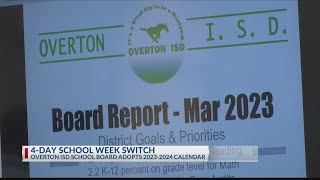 Overton ISD joins list of schools switching to 4-day school week