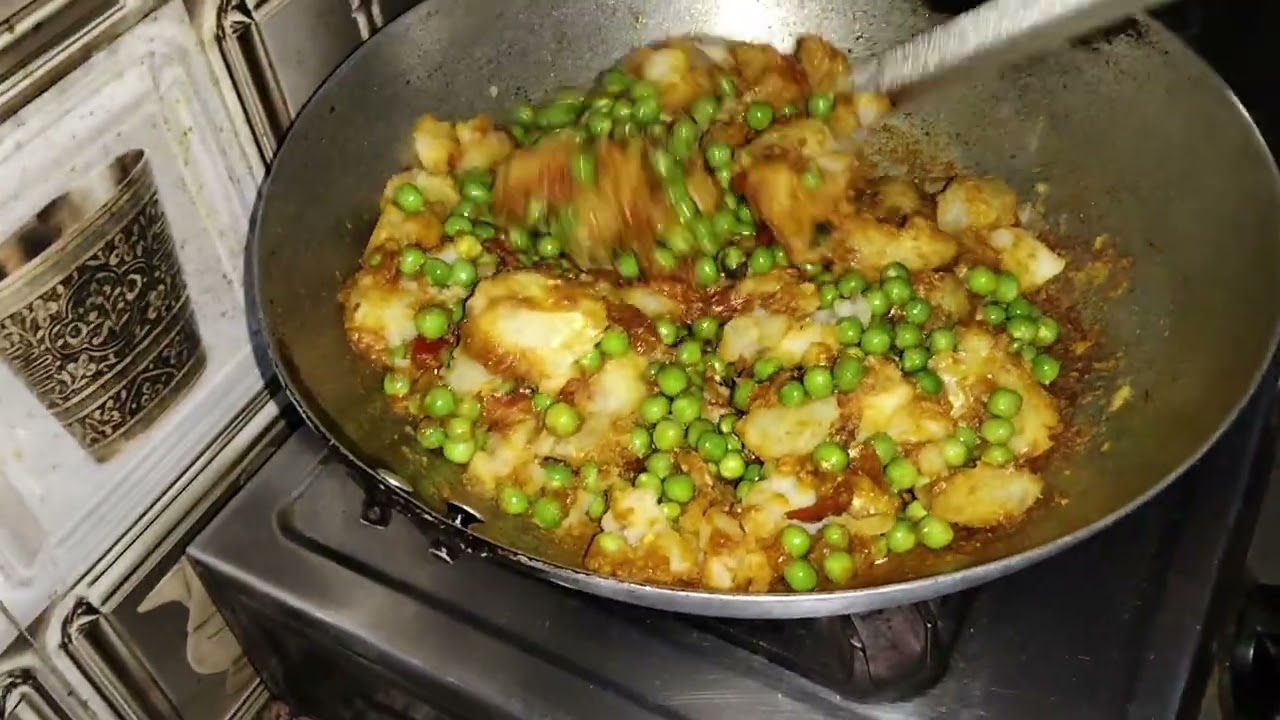 Aloo matar ki sbji 🤤