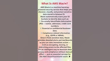 What Is AWS Macie? | Discover and Protect Sensitive Data Automatically 🔍