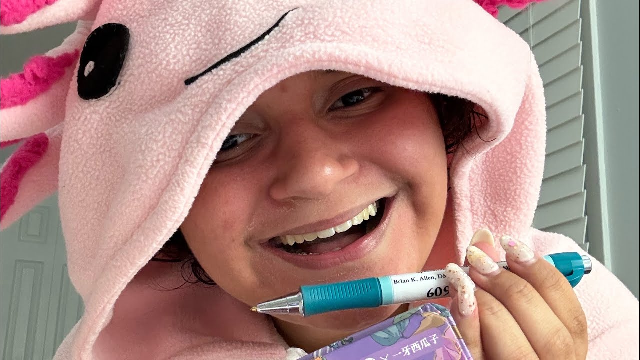 ASMR SUPER Curious Axolotl Interrogates You! 🌸🤔✍🏼📘 (Pen Scribbles, Dim Lights)