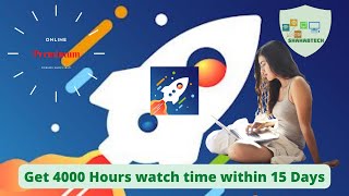 Tube Rocket Premium | apk | App  Complete 4000 Hours Watch Time | mod |15 Day | Nobita Gaming 2M screenshot 4