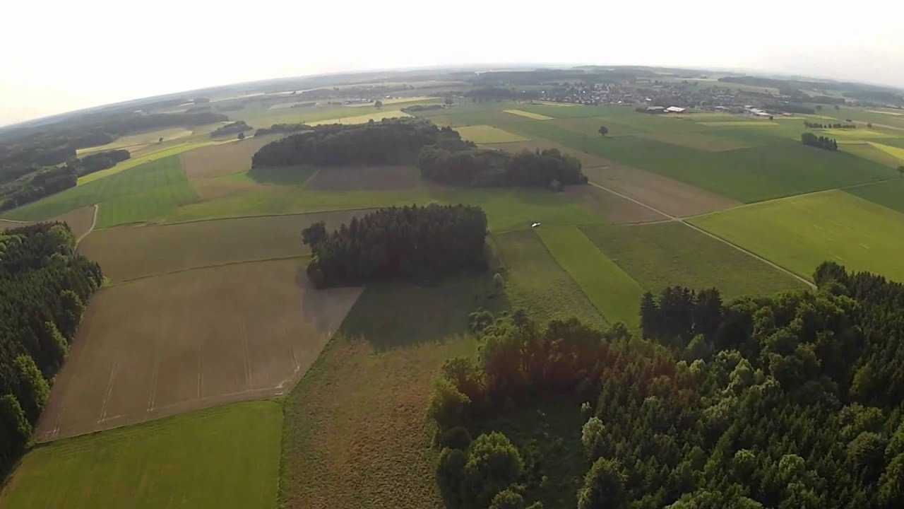 Flug über dem Jagdrevier in Moorenweis