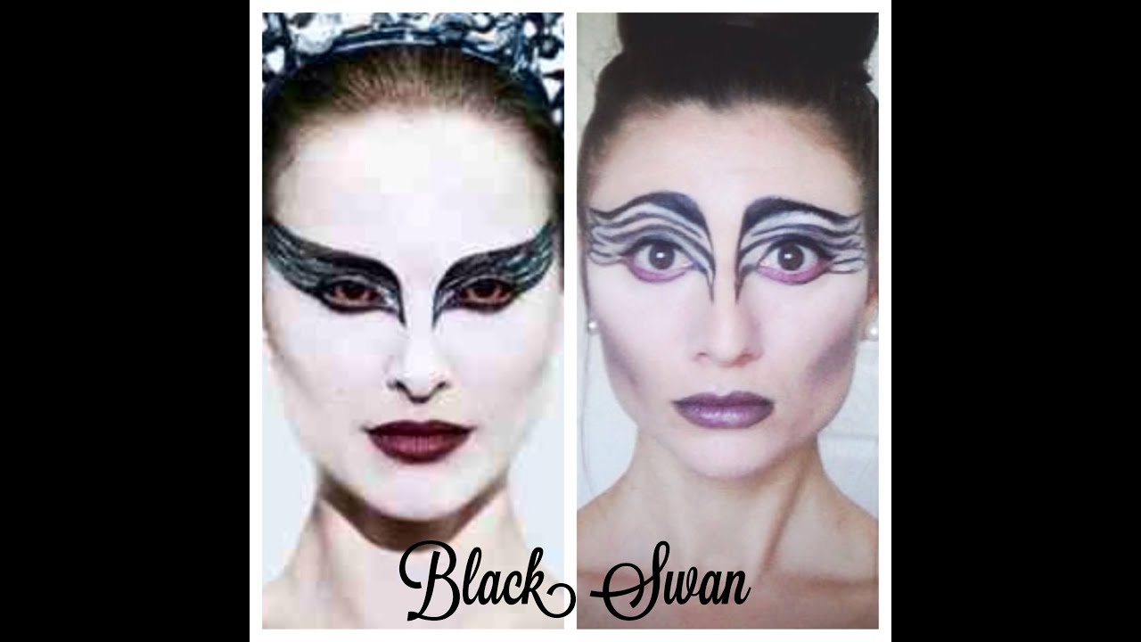 Black Swan Makeup DIY Halloween Costume All Natural YouTube