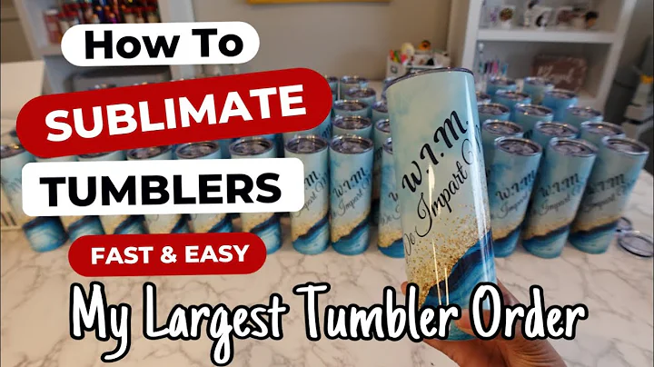 Work With Me,  How to Sublimate Tumblers Fast and ...