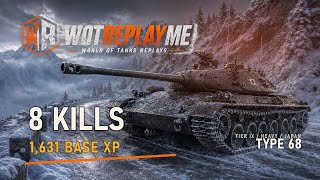 Type 68 Tier IX HT Replay | Siegfried Line | 8 Kills