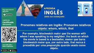 Pronomes relativos em inglês com exercícios - Inglês Prático