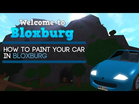 Roblox Bloxburg How To Paint Your Car Roblox Robux Sale - roblox hack bloxburg color