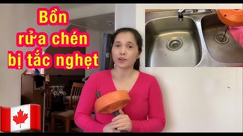 Thông đường ống nước bồn rửa chén bị tắc nghẹt - Cuộc sống Canada.