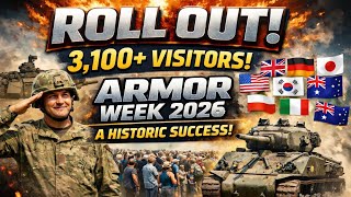 ROLL OUT! And with that, our 2026 Armor Week Open House is complete
