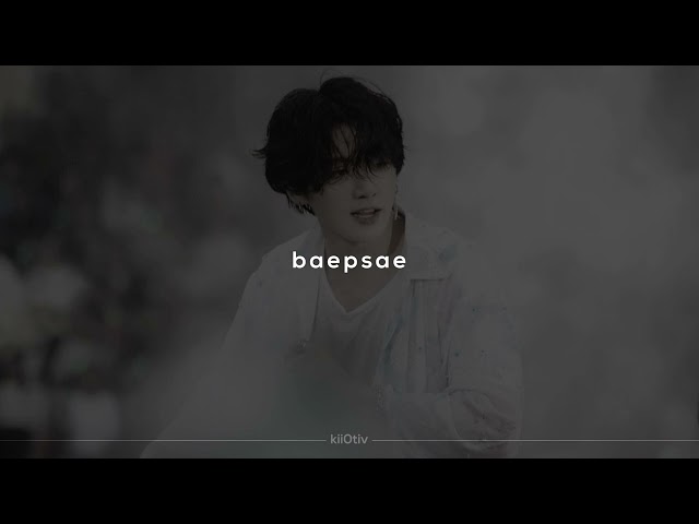 bts - baepsae (sped up + reverb) class=