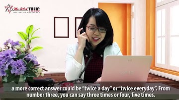 TOEIC Speaking Part 3 | Respond to Question How long, How often | Ms Hoa TOEIC | LEC Channel