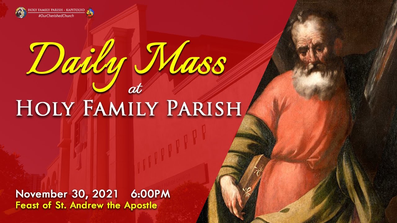 Holy Mass | Feast of St. Andrew the Apostle - YouTube