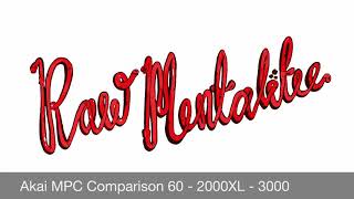 Akai Mpc 60 Vs Mpc 2000Xl Vs Mpc 3000 Sound Comparison