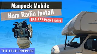 Manpack Mobile Ham Radio Install: ATAS-120a + TPA 857 Pack Frame screenshot 3