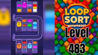 Loop Sort Level 483 Walkthrough Solution 