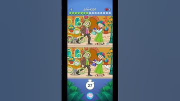 Level 207 Differences - Find & Spot It (Guru Game) #differencesfindspotit