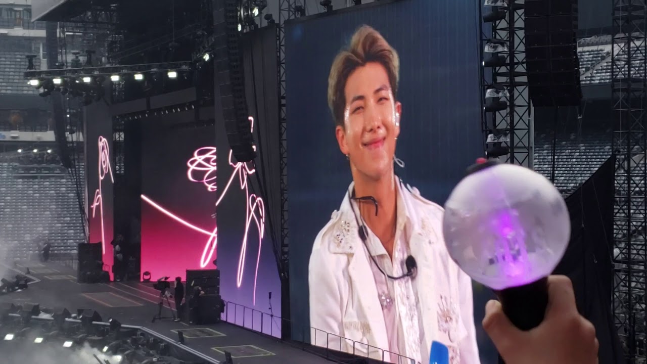 BTS at MetLife Day 2 Introductions and WINGS