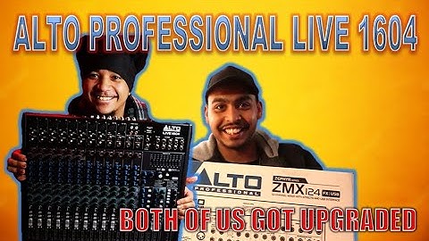 Alto Professional LIVE 1604 Mixer Unboxing and Installing