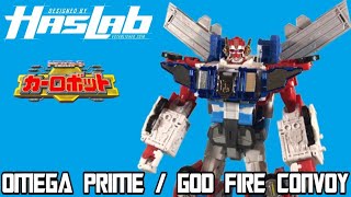 Famous HasLab Omega Prime / God Fire Convoy Review - Transformers Car Robots / Robots In Disguise Wealth