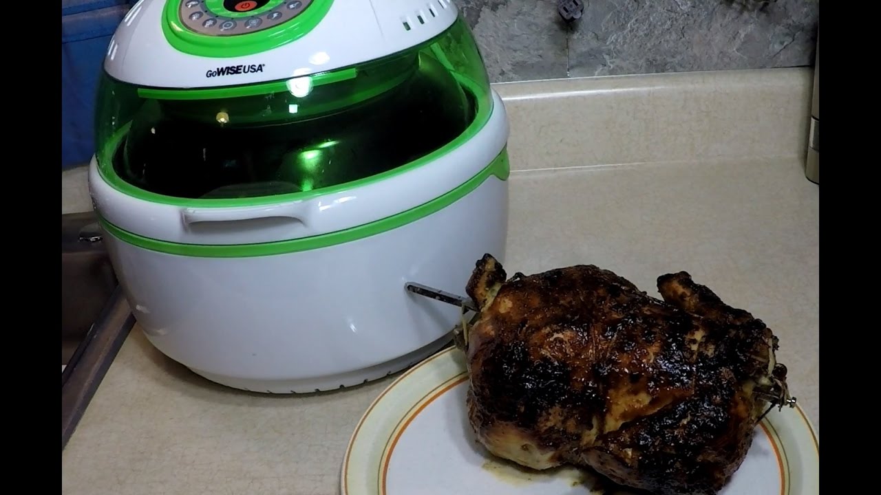 Air Fried Whole Rotisserie Chicken BBQ GoWise YouTube