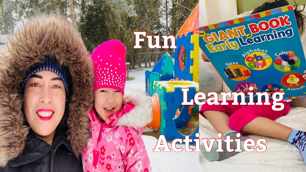 How to keep our 3 year old entertain at home| Preschool Fun Learning ...