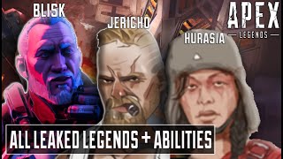 All *LEAKED LEGENDS* in Apex Legends & their *LEAKED ABILITIES*