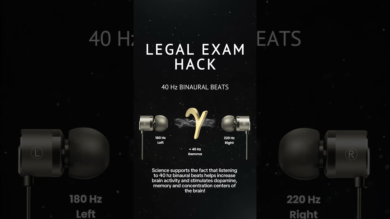  40 Hz Binaural Beats 5 Minutes For INTENSE Focus Before Tests
