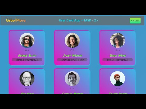 React App - LGM-VIP web development internship