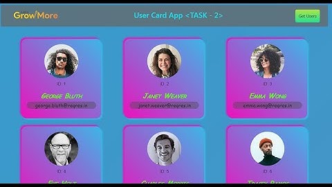React App - LGM-VIP web development internship