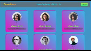 React App - LGM-VIP web development internship