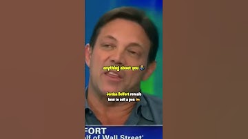 Jordan Belfort Reveals How To Sell A Pen
